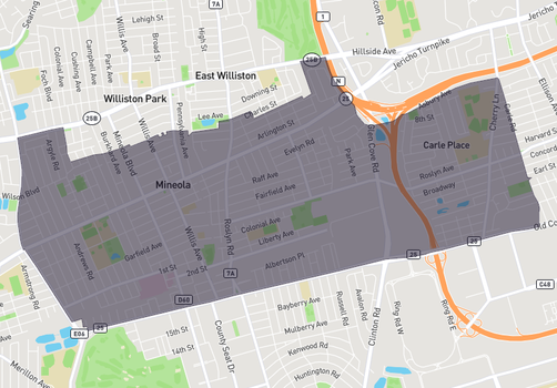 Mineola and Carle Place