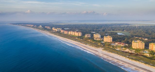 Beach – Aerial – Amelia Island Plantation