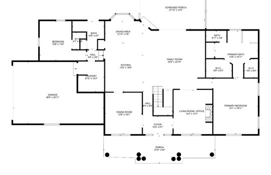 2D Floor Plan for 4819 Southeast 14th Street