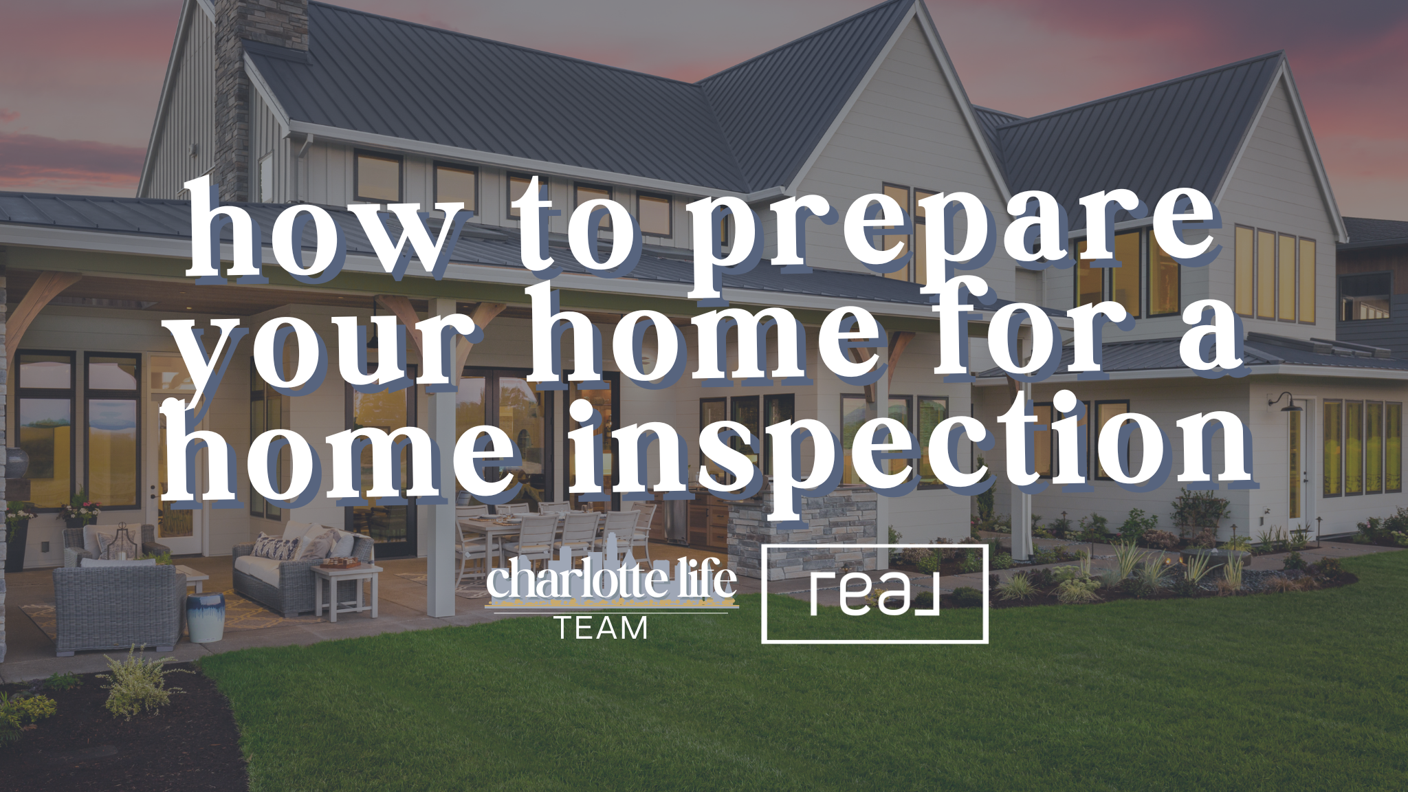 A Charlotte homeowner preparing their house for a professional home inspection before selling — clean, organized, and move-in ready.