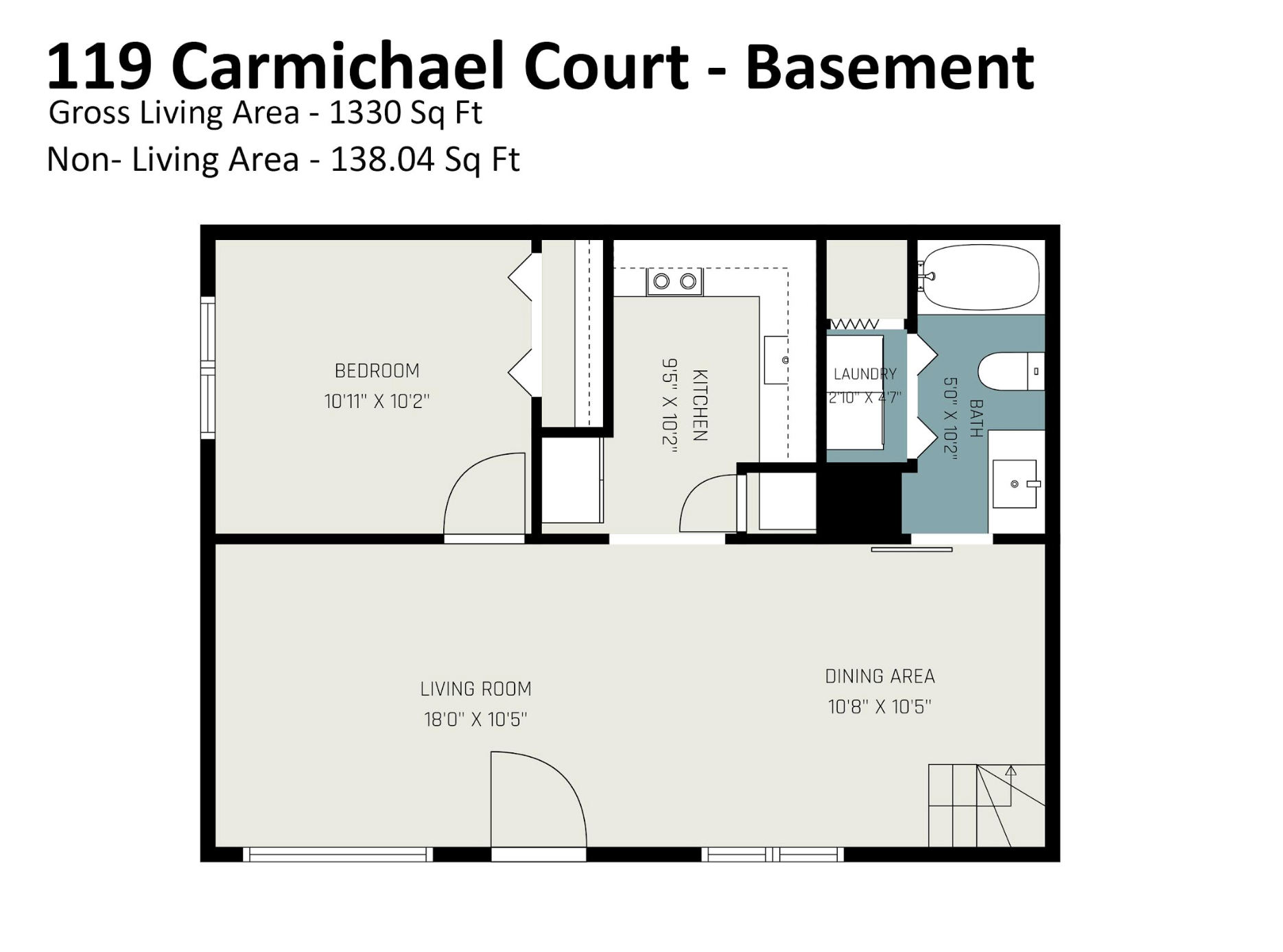 119 Carmichael Court Walkout Basement Floor Plan