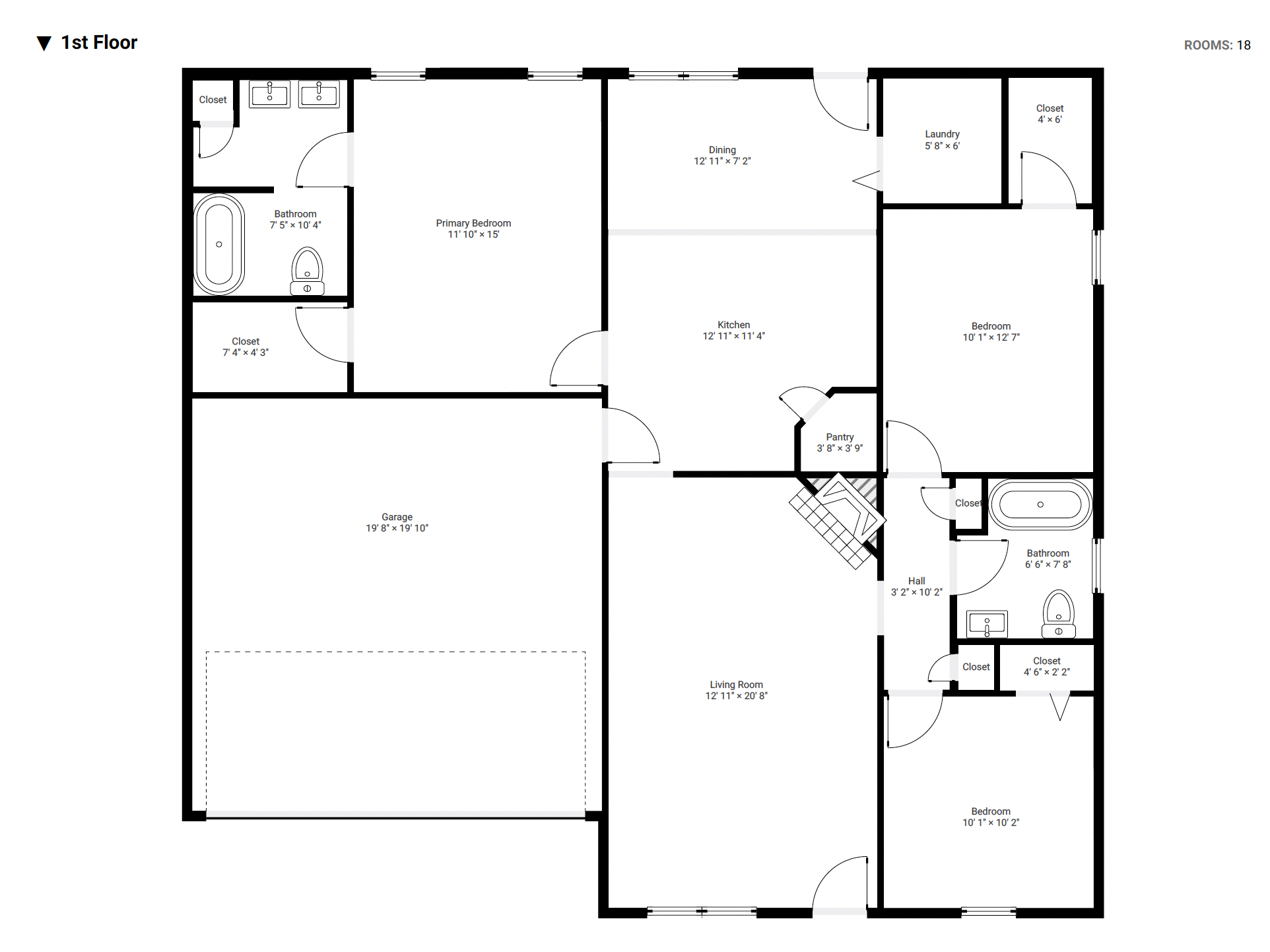 2010 Mallard Creek Drive Floor Plan