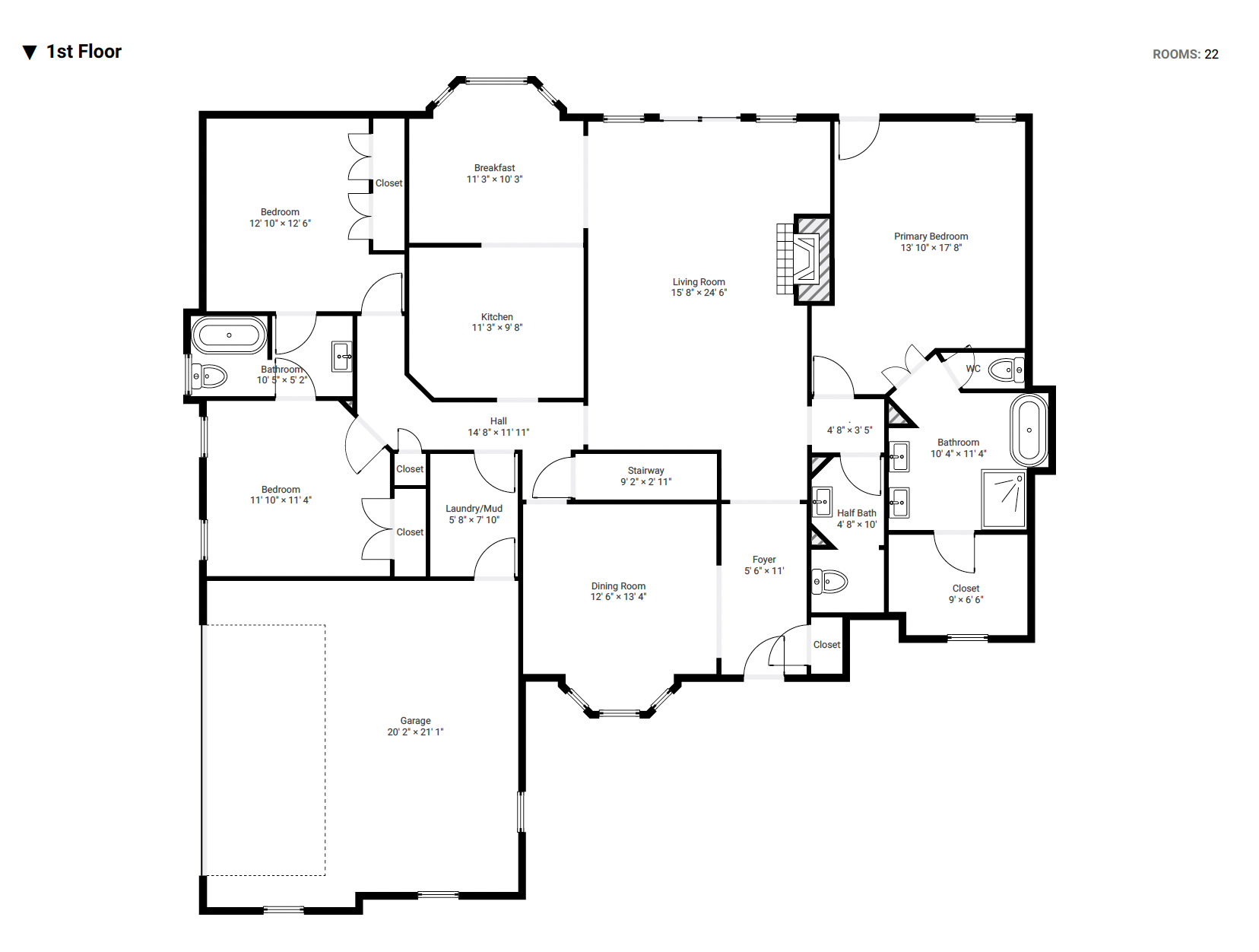 4437 Shannamara Drive 1st Floor Floor Plan