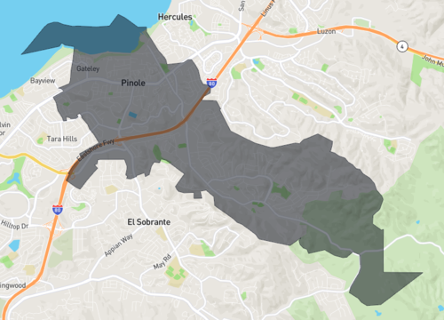 Pinole map