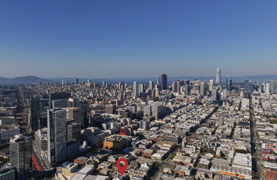San Francisco drone shot