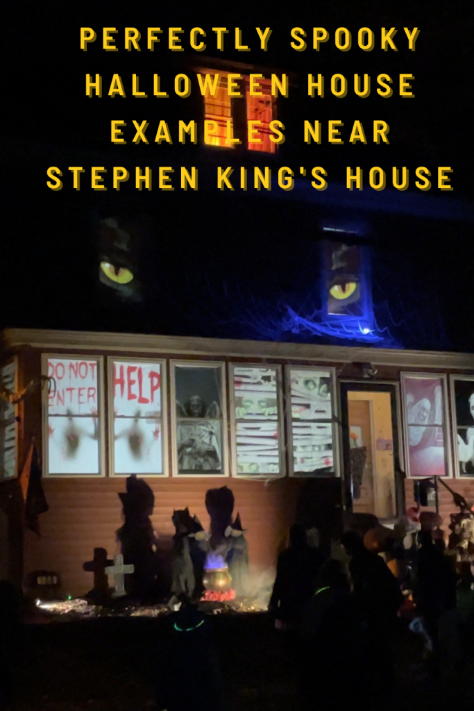 Pinterest spooky Halloween decoration ideas in a popular neighborhood near Stephen King's house