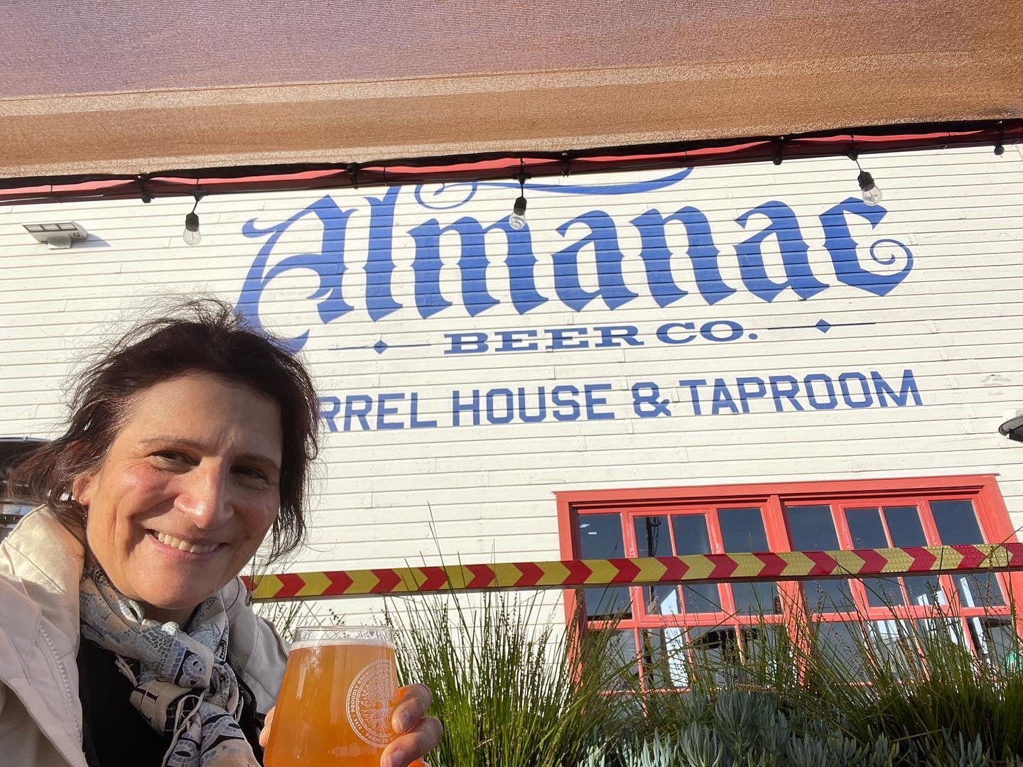 Susie at Almanac brewing and taproom in Alameda