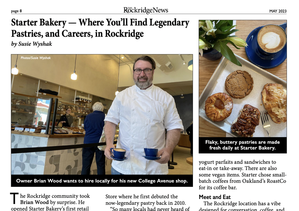 about Starter Bakery Rockridge