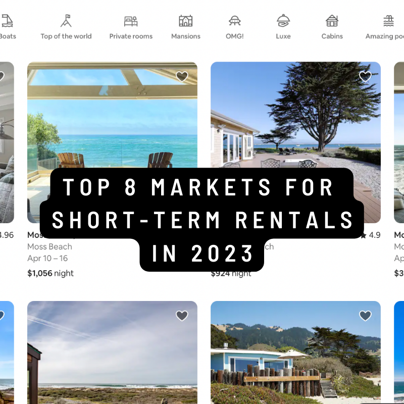 best markets for airbnb rentals