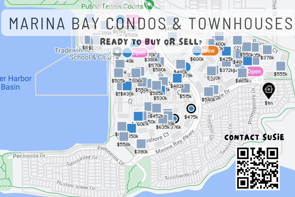 Marina Bay Richmond condo and townhouse sale prices