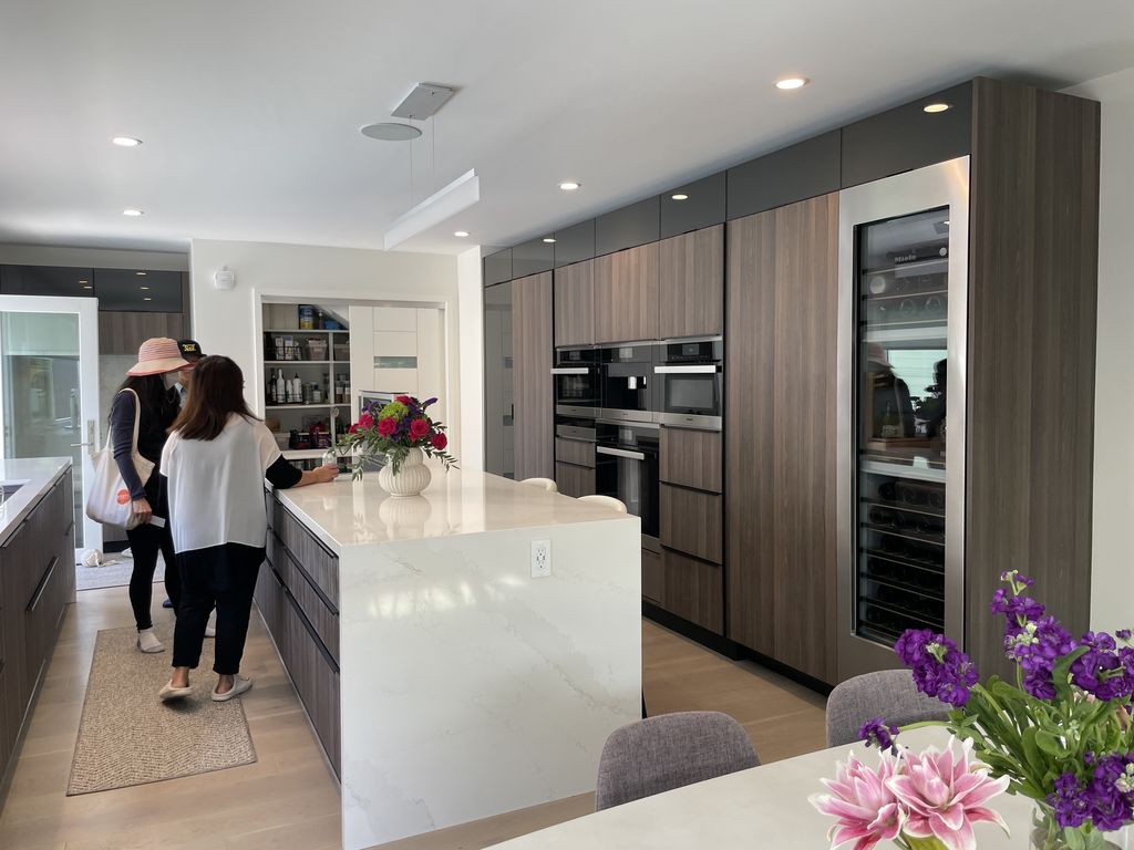 Rockridge Kitchen remodeled with modern floor to ceiling cabinets