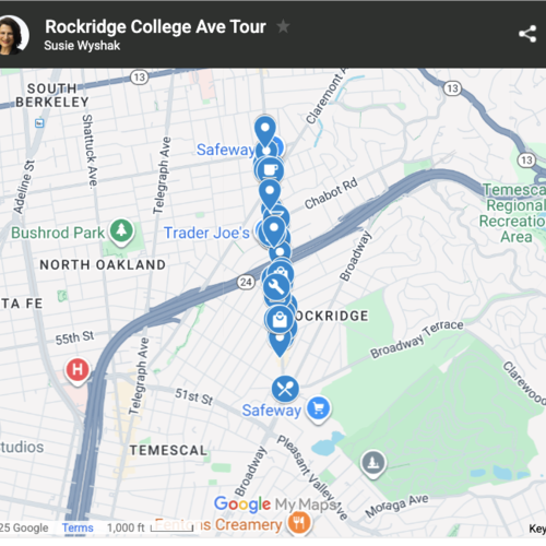 Rockridge, Oakland Walking Tour