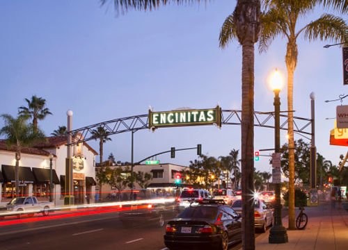 Encinitas Sign in Encinitas, San Diego County CA