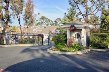 Marinita Townhomes gated entry