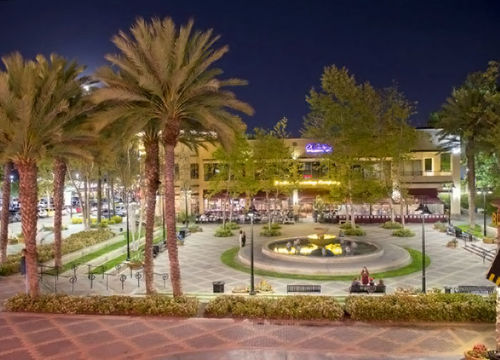 Aliso Viejo Town Center fountain