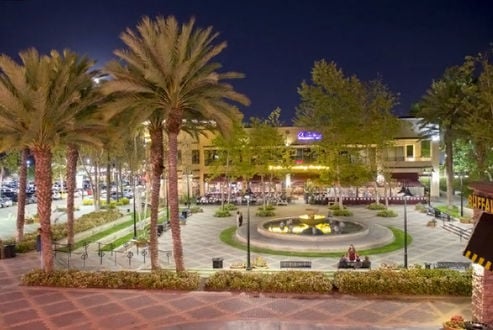 Aliso Viejo Town Center fountain