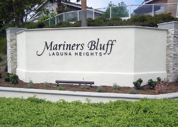 Laguna Heights single-family homes with landscaped yards in Laguna Niguel, California