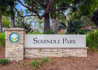 Seminole Park monument sign