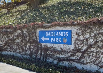 Badlands Park sign
