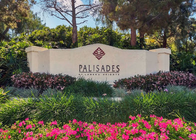 Palisades Laguna Heights monument sign