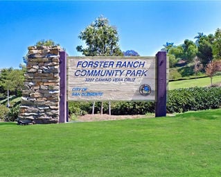 Forster Ranch community park sign