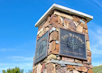 The Reserve monument sign