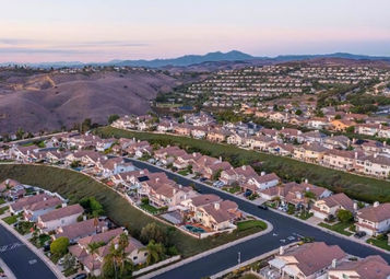 Highland Light Aerial Mountains