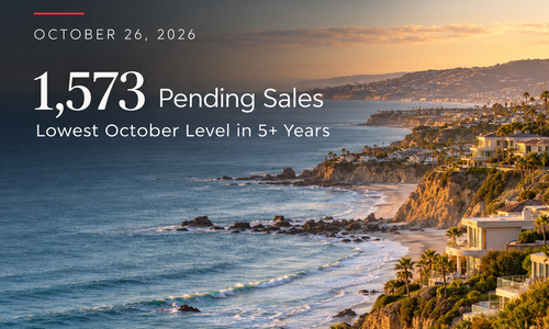 South OC Coastal Real Estate Brief - October 26, 2026