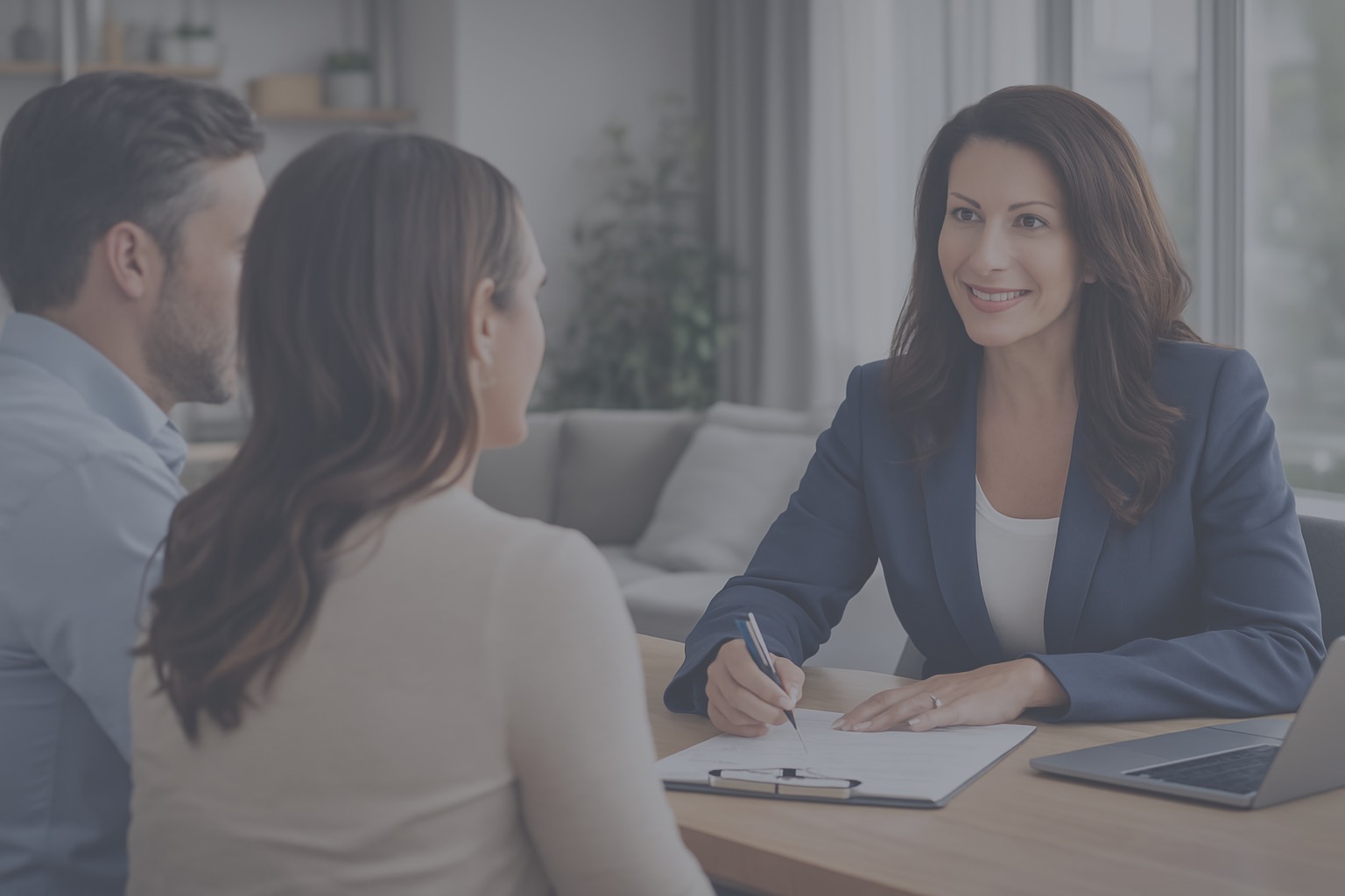 Real Estate Consultation in Bright Office