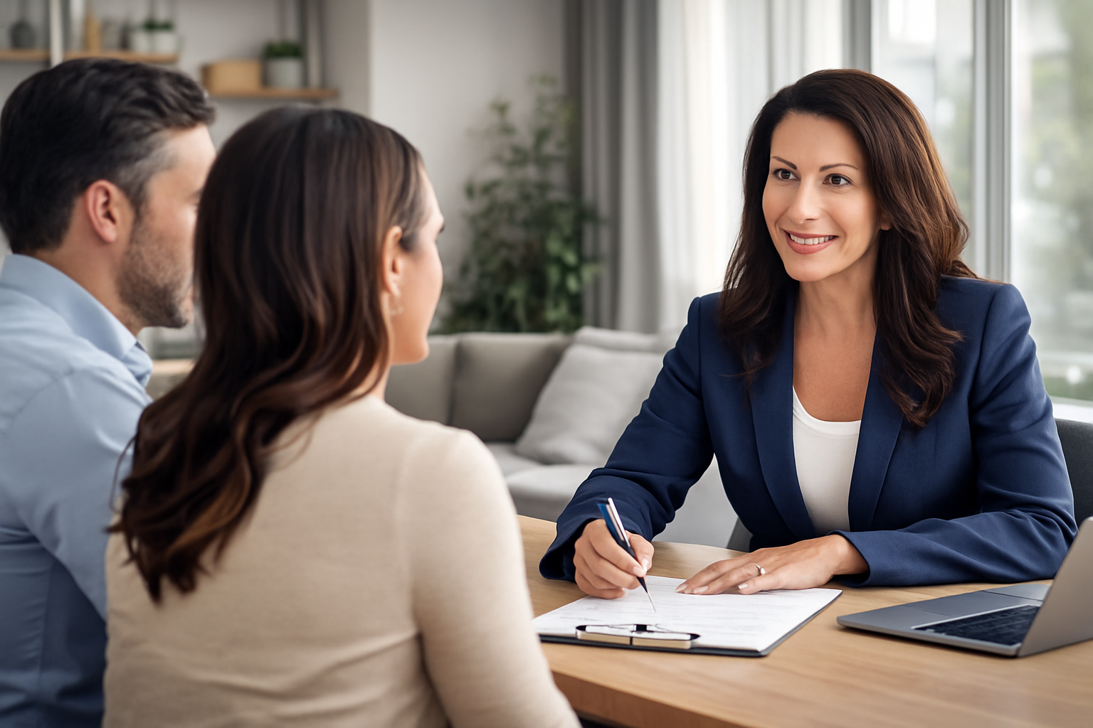 Real Estate Consultation in Bright Office