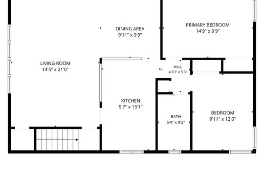 Floor Plan 126 Greencroft 2nd floor