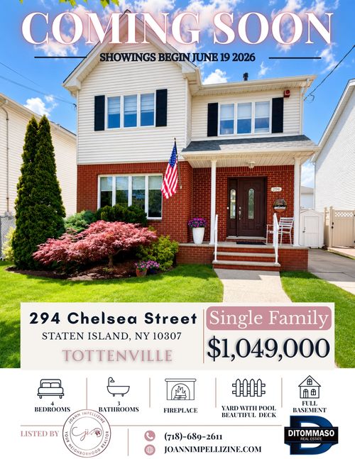 294 Chelsea Street, Tottenville, Staten Island | Coming Soon 4-Bedroom &hellip;