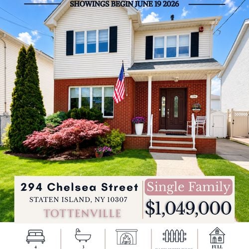 294 Chelsea Street, Tottenville, Staten Island | Coming Soon 4-Bedroom Colonial