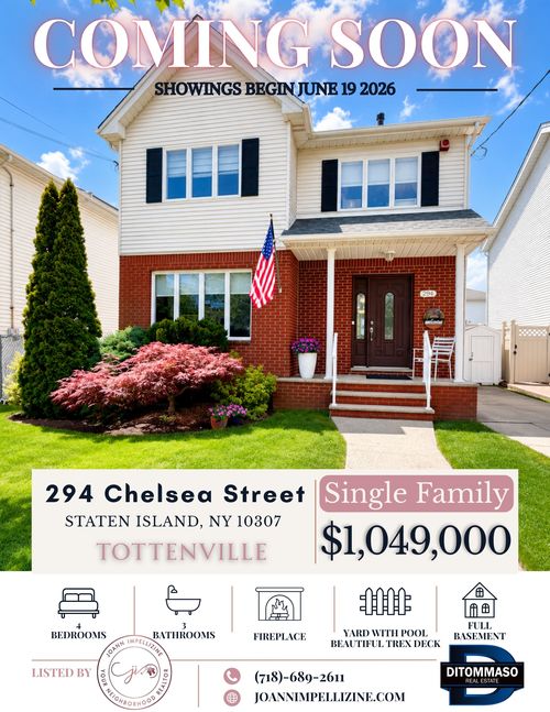 294 Chelsea Street, Tottenville, Staten Island | Coming Soon 4-Bedroom &hellip;