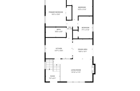 Floor Plan 1st Floor 428 Lenevar Ave Prince's Bay