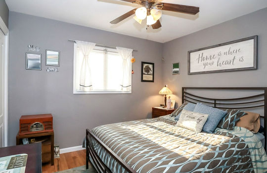Large 2nd Bedroom with fan