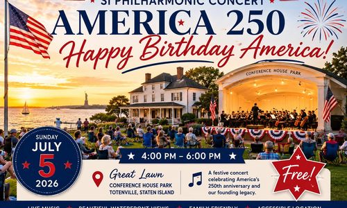 SI Philharmonic Concert: Celebrate America 250 at Conference House Park