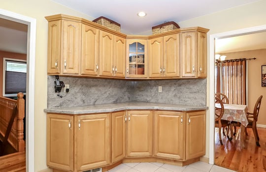 Extra Counter and Cabinet Space