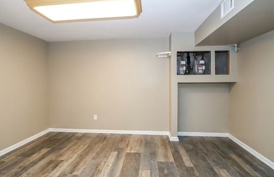 Finished Basement 2 gas meters