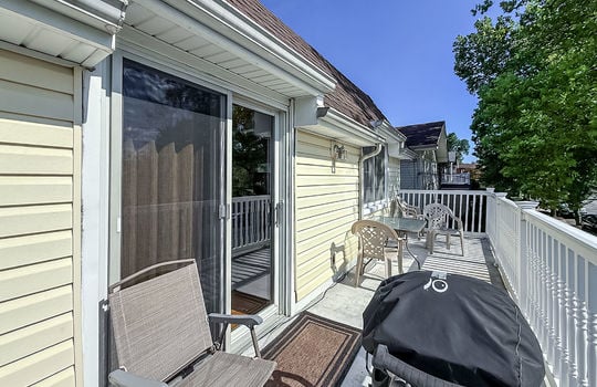 Front Balcony Off Dining Room