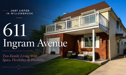 Just Listed: 611 Ingram Avenue, a Two-Family Home in Willowbrook