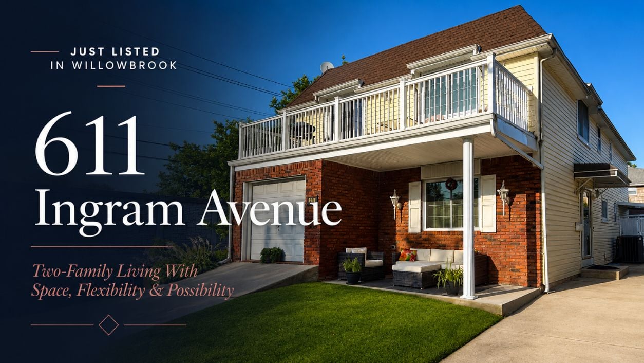 Just Listed: 611 Ingram Avenue, a Two-Family Home in Willowbrook