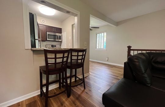 Breakfast nook at 3747 Amboy Road Unit 1B.