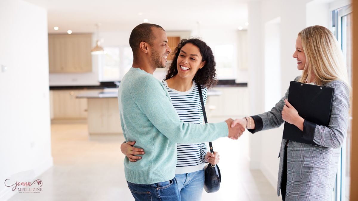 Buyer completing the final home walk-through and preparing for closing day