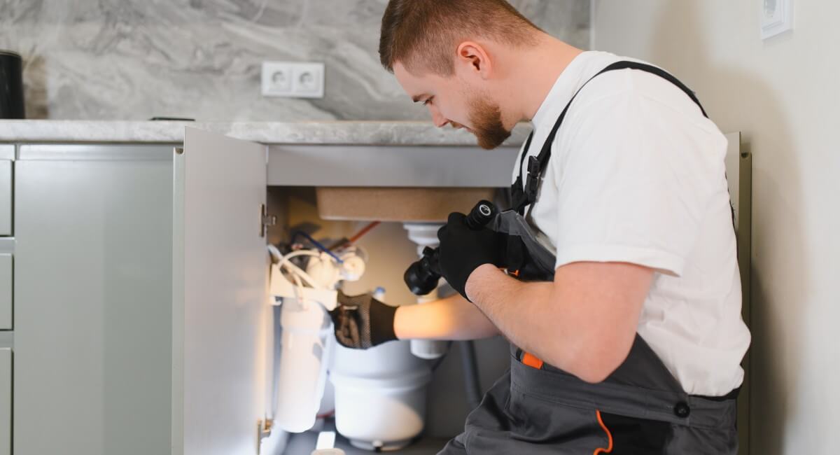 Image accompanying a discussion of a professional septic inspection before buying a home