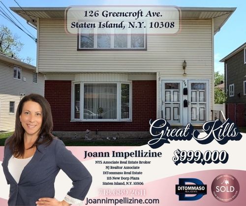 Just Sold in Great Kills: 126 Greencroft Avenue Closes at &hellip;