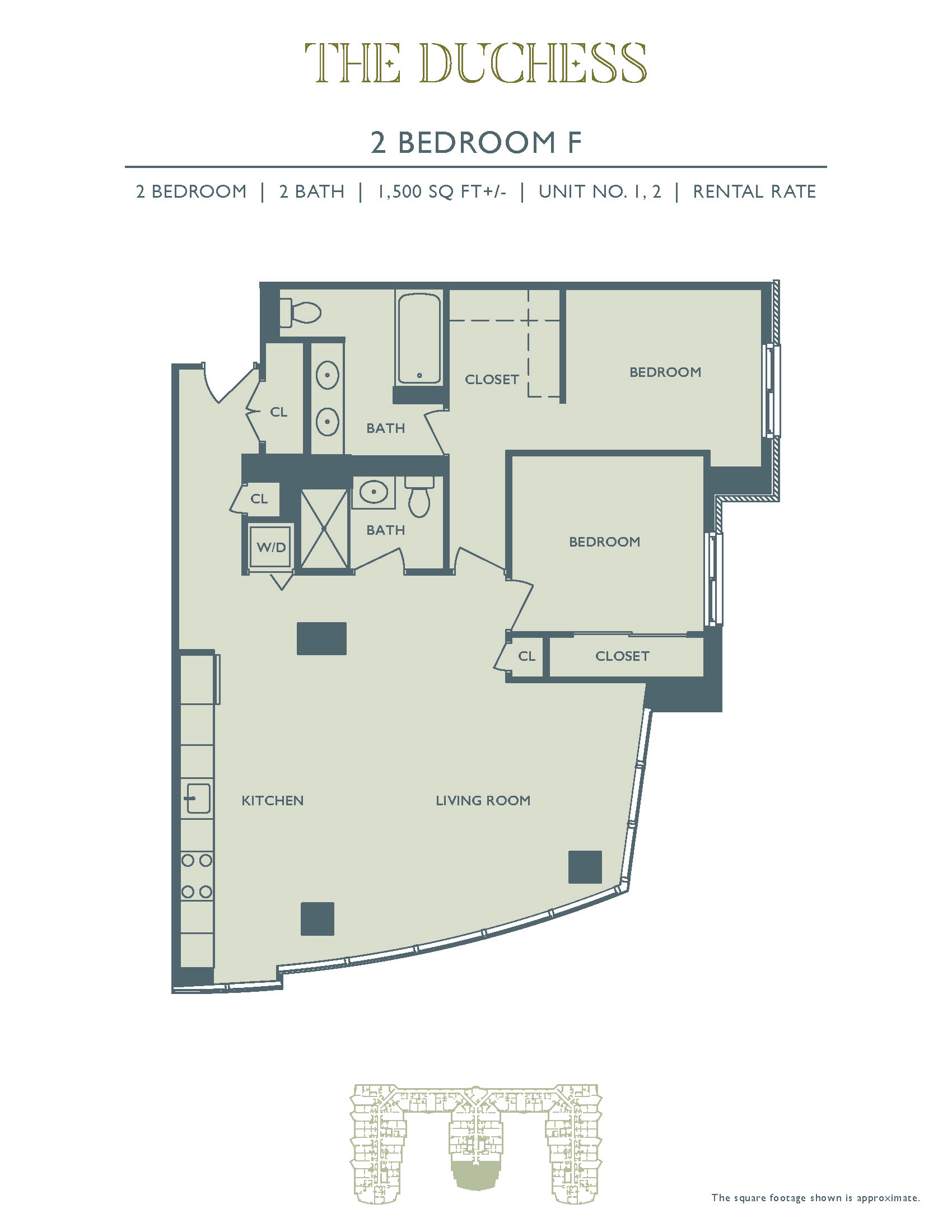 2 BR Layout F