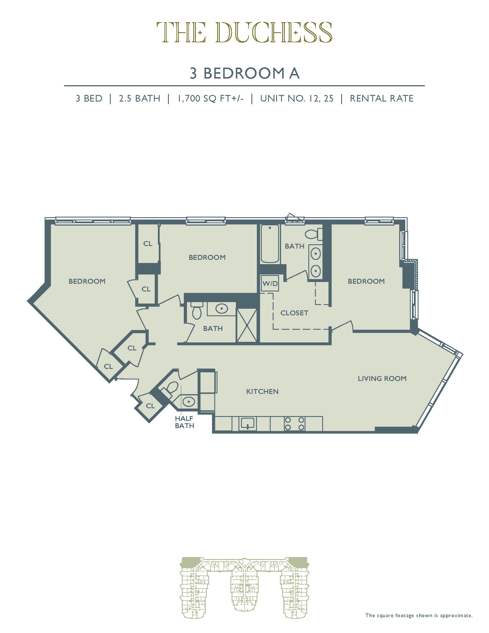 3 BR Layout A
