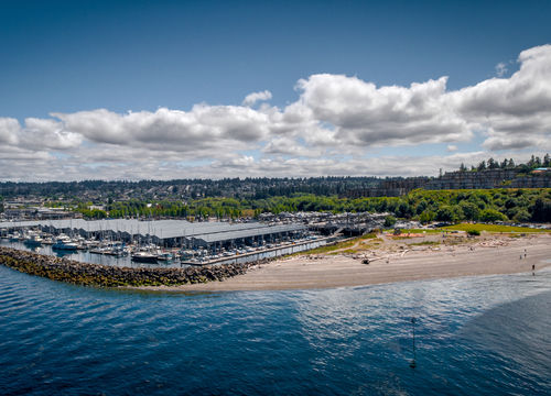Edmonds Beach in Edmonds, Washington