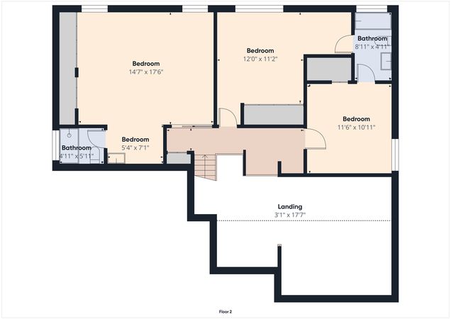 9661 Glenbrook Street Cypress CA 90630 - 045 - Floor Plan - Second Floor